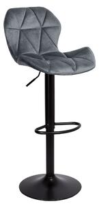 Via Domo - Barová židle Tiglio - šedá - 46x106x35 cm