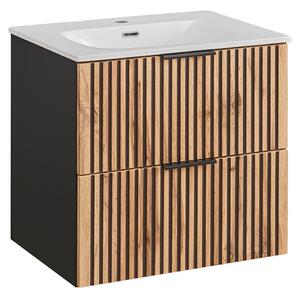 Koupelnová skříňka s umyvadlem XILO U60/2 | 60 cm