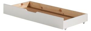 Bílý úložný systém pod postel Jumper Vipack White, šířka 130 cm