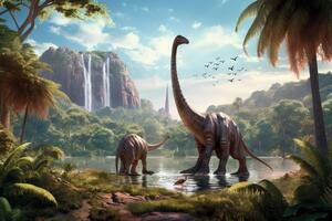 Tapeta neodhalená země dinosaurů