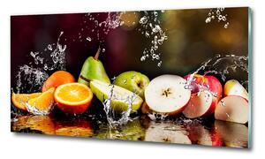 Foto obraz sklo tvrzené Ovoce a voda osh-126510468