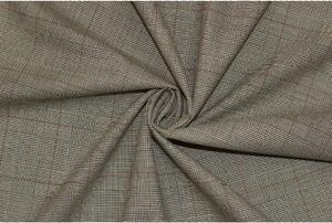 Vlna směsová kostýmová elastická - Károvaný vzor pepito