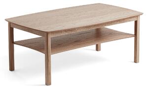 AJ Produkty Konferenční stolek MARATHON, 1350x800 mm, bíle pigmentovaný dub