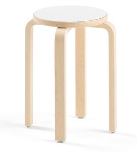 AJ Produkty Dětská stolička DANTE, výška 460 mm, bříza/bílá