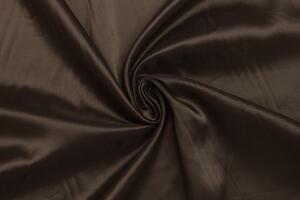 Podšívka polyester elastická - Tmavě hnědá
