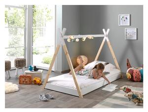 Bílá dětská postel Vipack Tipi, 90 x 200 cm