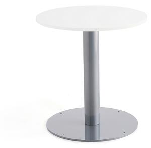 AJ Produkty Kulatý stůl ALVA, Ø700x720 mm, bílá