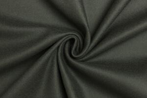 Vlněné sukno - Tmavě khaki zelená