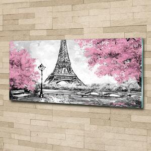 Fotoobraz na skle Eiffelova věž Paříž osh-129898169
