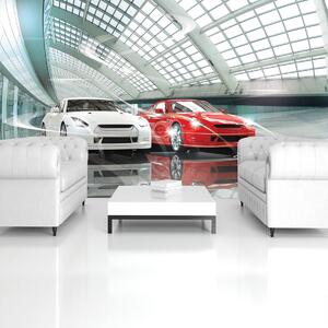 Fototapeta - Luxusní autosalon (152,5x104 cm)