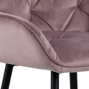 ACTONA Barová židle Silvana, růžová/černá