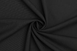 Kostýmová směsová vlna v keprové (twill) vazbě - Černá