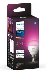 8719514491229 Philips Hue White and Color Ambiance žárovka LED E14 5,1W/470lm 2000-6500K+RGB P45 kapka