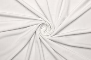 Úplet polyester elastický tenký - Bílý