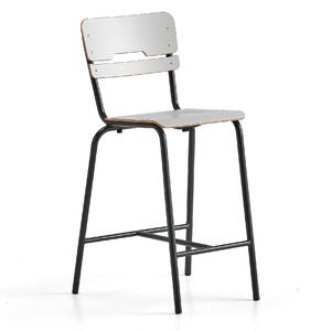 AJ Produkty Školní židle SCIENTIA, sedák 360x360 mm, výška 650 mm, antracitová/šedá