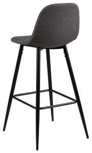 FLHF Barová židle Boxhorn, šedá/černá