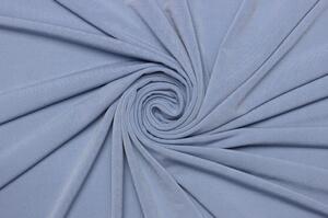 Úplet polyester elastický tenký - Světle modrý