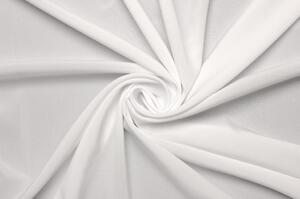 Jemná halenková látka polyester elastická - Bílá