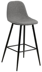 FLHF Barová židle Boxhorn, šedá/černá