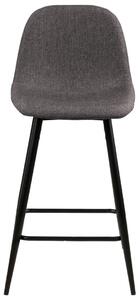 ACTONA Barová židle Boxhorn, šedá/černá