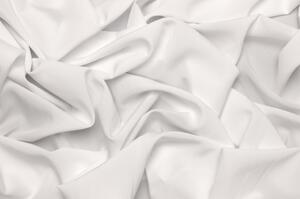 Jemná halenková látka polyester elastická - Bílá