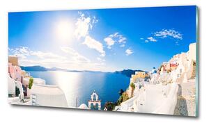 Foto obraz skleněný horizontální Santorini Řecko osh-134209719