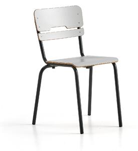 AJ Produkty Školní židle SCIENTIA, sedák 360x360 mm, výška 460 mm, antracitová/šedá