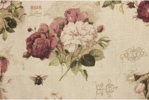 Bavlněné plátno - Dekorační květinový vzor růže