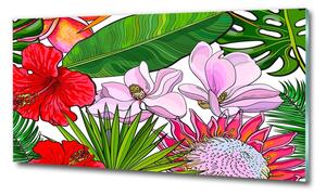 Foto-obraz fotografie na skle Havajské květiny osh-135437708