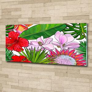 Foto-obraz fotografie na skle Havajské květiny osh-135437708