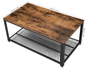 VASAGLE Konferenční stolek Industry - 106,2x60,2x45 cm
