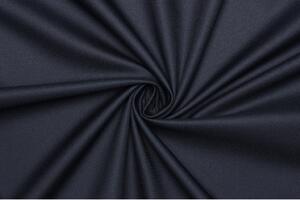 Kostýmový kepr (twill) elastický - Temně modrý
