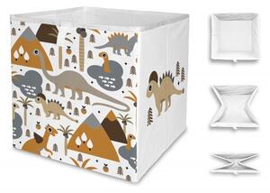 Úložná krabice dino kingdom, 32x32cm