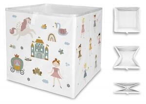 Úložná krabice fairy kingdom, 32x32cm