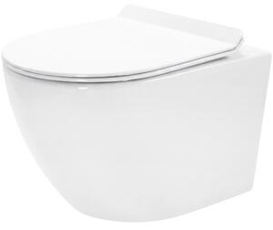 Závěsná WC mísa CARLO Flat Mini - bílá