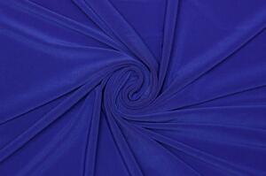 Úplet polyester elastický tenký - Královsky modrá