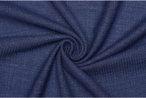 Kostýmová vlna směsová elastická - Tmavě modrá