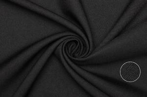 Polyesterový Kepr (Twill) - Černý
