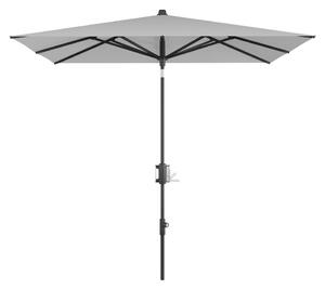 Knirps APOLL BLACK zahradní slunečník 240 x 240 cm světle šedá