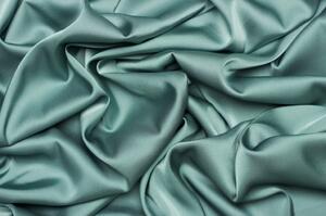 Saténové umělé hedvábí | Silky Armani - Zelená mentol