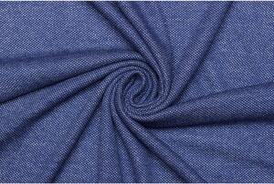 Úplet směsový - Jeans modrý melír
