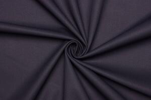 Kostýmový bavlněný kepr (twill) elastický - Tmavě švestkově modrá