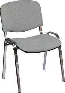 Konferenční židle Manutan ISO Chrom, šedá