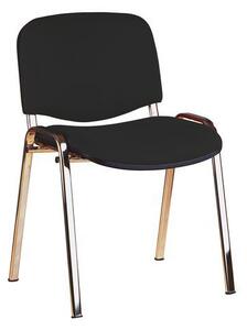 Manutan Expert Konferenční židle Manutan ISO Chrom, černá
