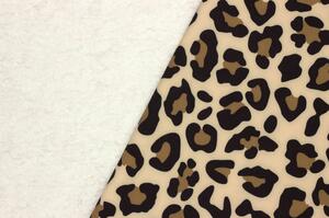 Softshell s beránkem - Zvířecí vzor Leopard