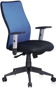 Kancelářská židle Manutan Penelope, modrá