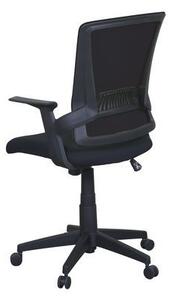 Kancelářská židle Eva, síť, černá/modrá