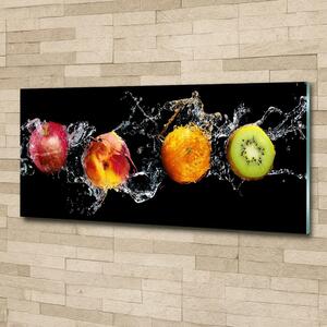 Foto obraz sklo tvrzené Ovoce a voda osh-148249825