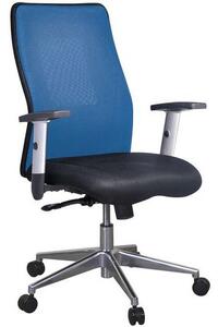 Kancelářská židle Manutan Penelope Alu, modrá