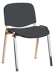 Konferenční židle Manutan ISO Chrom, antracit